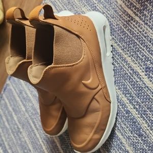 Brown High Top Slip On Nikes